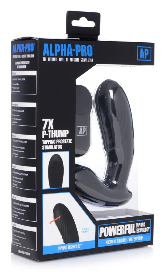 7X P-Thump Tapping Prostate Stimulator | Alpha-pro Male Sex Toys 7X P-Thump Tapping Prostate Stimulator | Alpha-pro Male Sex Toys
