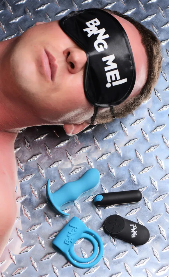 Bang Male Sex Toys Duo Blast Remote Control Cock Ring and Butt Plug Vibe Kit
