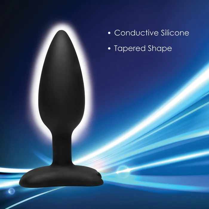 Bum Shock EStim Silicone Anal Plug Zeus Electrosex Male Sex Toys