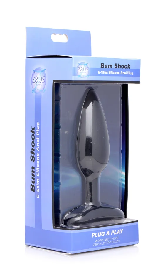 Bum Shock E-Stim Silicone Anal Plug | Zeus Electrosex Male Sex Toys Bum Shock E-Stim Silicone Anal Plug | Zeus Electrosex Male Sex Toys