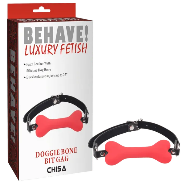 Chisa Vibrators | Doggie Bone Bit Gag