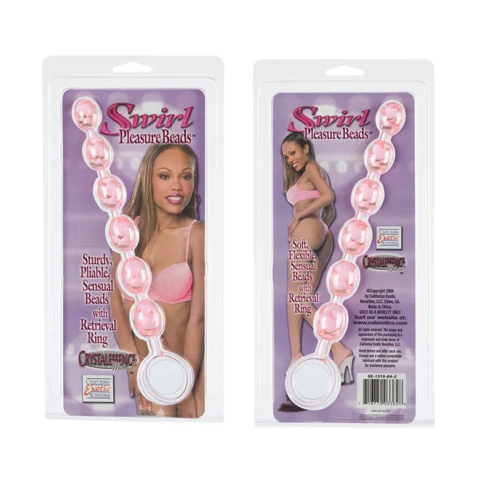 Crystalessence Graduated Beads – Flexible and Durable Pleasure | CalExotics Female Sex Toys