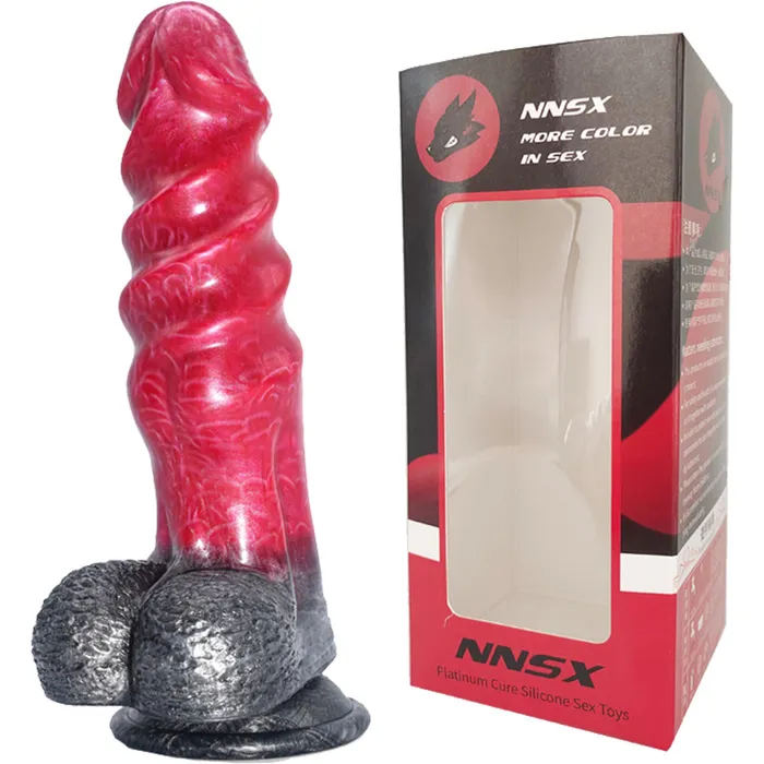 FAAK Male Sex Toys FAAK N5005 Aula 8 Platinum Silicone Anal Plug Dildo