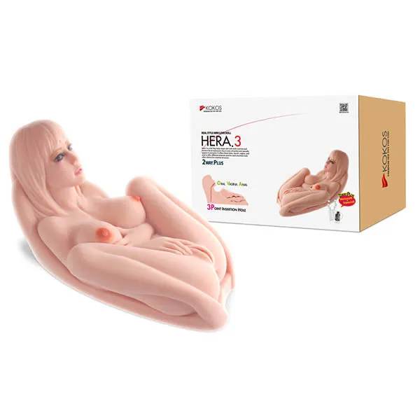 Kokos Male Sex Toys | Kokos Real Doll Hera 3 - Flesh Lifelike Full Body Masturbator