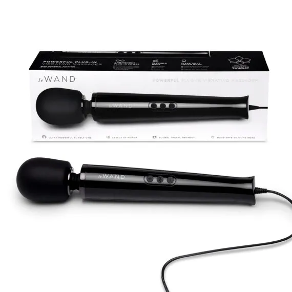 LE WAND PLUGIN BLACK Cotr Vibrators