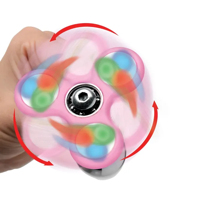 Light Up Fidget Spinner Anal Plug | Frisky Male Sex Toys Light Up Fidget Spinner Anal Plug | Frisky Male Sex Toys