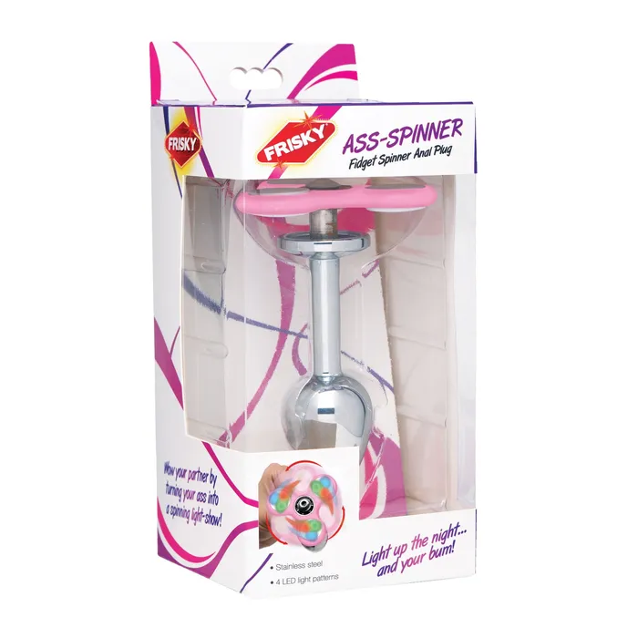 Light Up Fidget Spinner Anal Plug | Frisky Male Sex Toys Light Up Fidget Spinner Anal Plug | Frisky Male Sex Toys