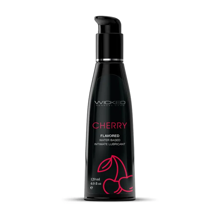 Lubricants Wicked Sensual Care Aqua Cherry Flavored Water Based Intimate Lubricant 4 Fl Oz Lubricants Wicked Sensual Care Aqua Cherry Flavored Water Based Intimate Lubricant 4 Fl Oz