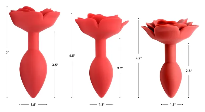 Male Sex Toys | Master Series Booty Bloom Silicone Rose Anal Plug