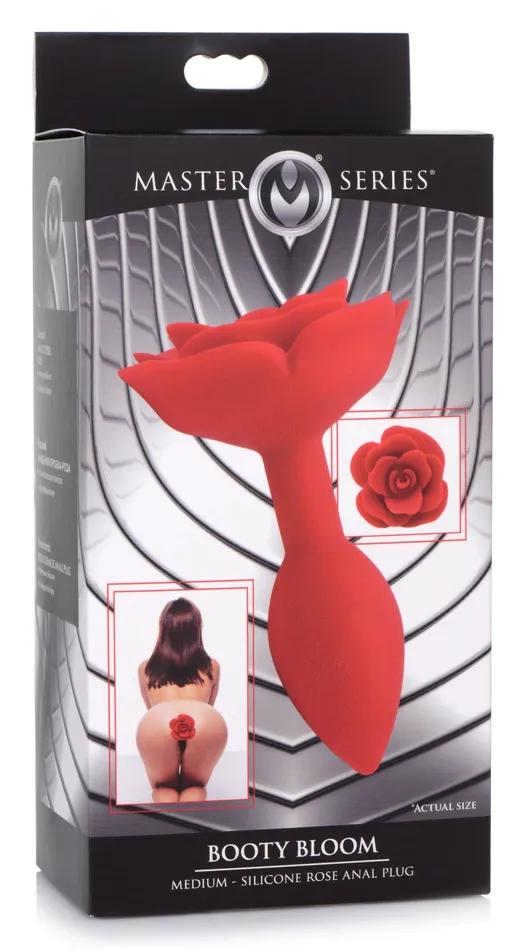 Male Sex Toys | Master Series Booty Bloom Silicone Rose Anal Plug
