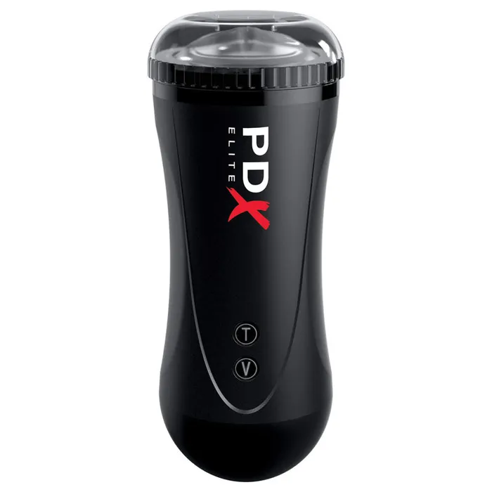 Male Sex Toys | Pipedream Extreme Toyz Elite Moto Stroker - Black Powered Masturbator - Pipedream