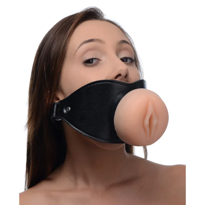 Male Sex Toys Pussy Face Oral Sex Mouth Gag Master Series