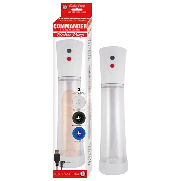 Male Sex Toys Sex Supply Shop Commander Electric Pump Clear Adjustable High Vacuum Pump