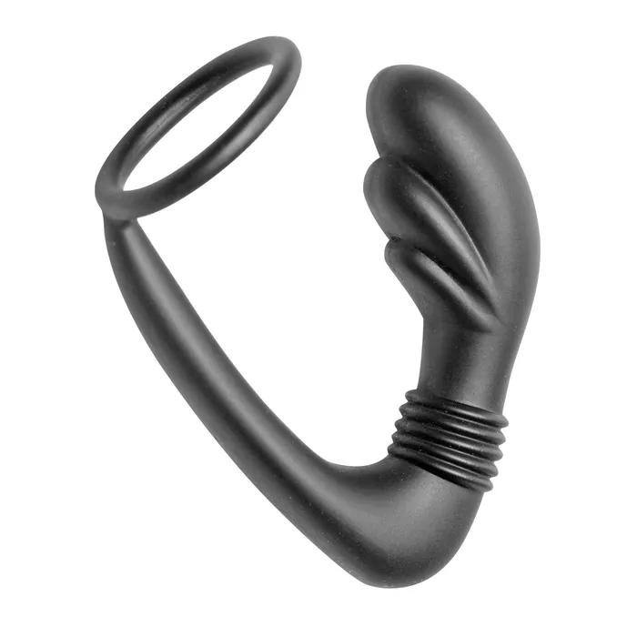 Master Series Cobra Silicone PSpot Massager and Cock Ring Male Sex Toys