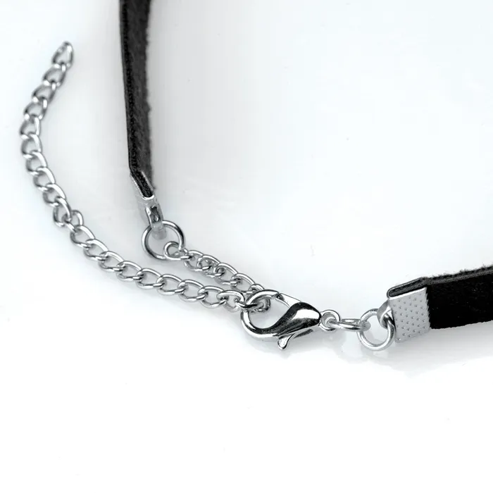 Master Series Lush Pet Silver Ring Slim Choker | Male Sex Toys