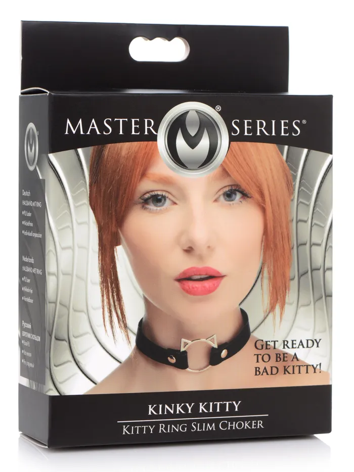 Master Series Male Sex Toys | Kinky Kitty Ring Slim Choker