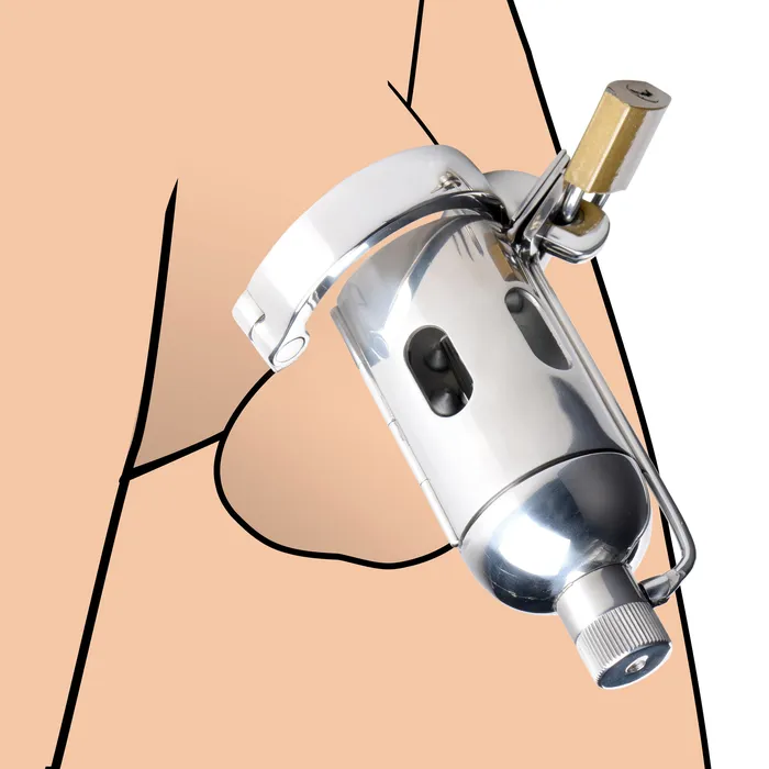 Master Series Male Sex Toys Spiked Chamber Chastity Cage