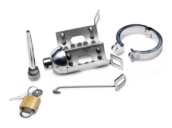 Master Series Male Sex Toys | Spiked Chamber Chastity Cage Master Series Male Sex Toys | Spiked Chamber Chastity Cage