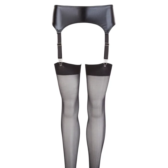 NO:XQSE Vibrators | NOXQSE Wet Look Suspender Belt And Stockings NO:XQSE Vibrators | NOXQSE Wet Look Suspender Belt And Stockings