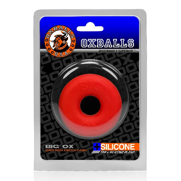 Oxballs Vibrators | Big Ox Cockring Red Ice
