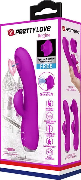 Pretty Love Pretty Love Regina G-Spot Rabbit Vibrator Rechargeable Purple | Vibrators Pretty Love Pretty Love Regina G-Spot Rabbit Vibrator Rechargeable Purple | Vibrators