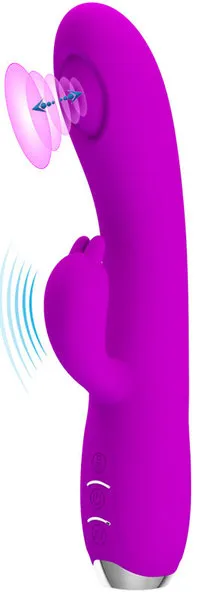 Pretty Love Pretty Love Regina G-Spot Rabbit Vibrator Rechargeable Purple | Vibrators Pretty Love Pretty Love Regina G-Spot Rabbit Vibrator Rechargeable Purple | Vibrators