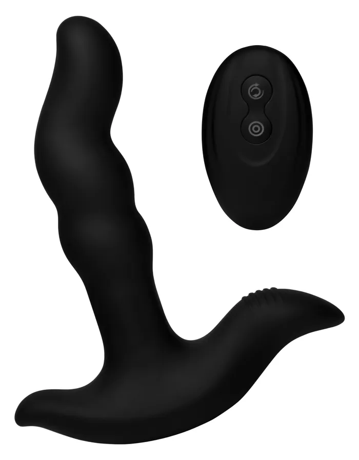 Prostatic Play Male Sex Toys | Rimstatic Curved Rotating Plug with Remote Prostatic Play Male Sex Toys | Rimstatic Curved Rotating Plug with Remote