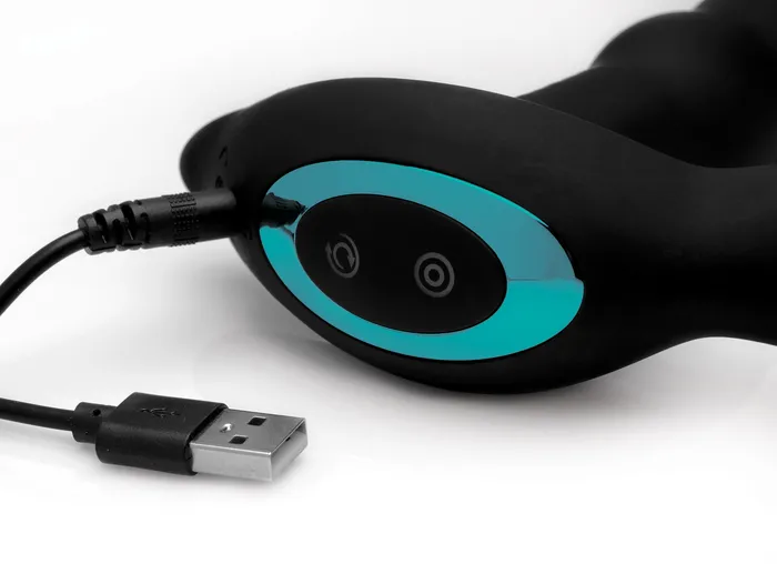 Prostatic Play Male Sex Toys | Rimstatic Curved Rotating Plug with Remote Prostatic Play Male Sex Toys | Rimstatic Curved Rotating Plug with Remote