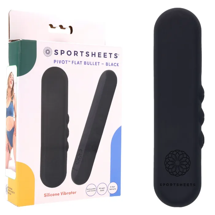 Sportsheets Pivot Flat Bullet - Black | Anal Sportsheets Pivot Flat Bullet - Black | Anal
