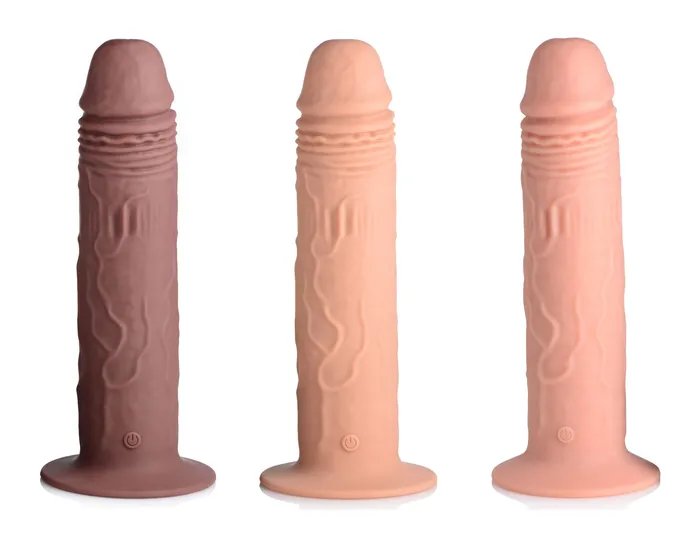Thump It Female Sex Toys | 7X Remote Control Vibrating and Thumping Dildo Thump It Female Sex Toys | 7X Remote Control Vibrating and Thumping Dildo