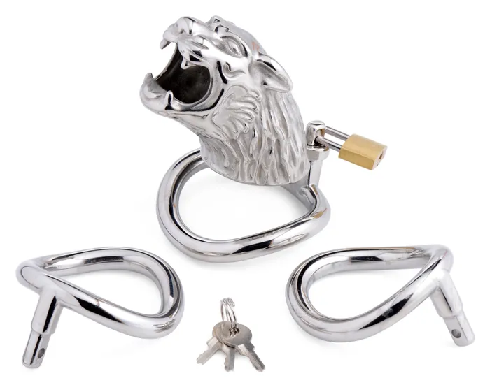 Tiger King Locking Chastity Cage | Master Series Male Sex Toys