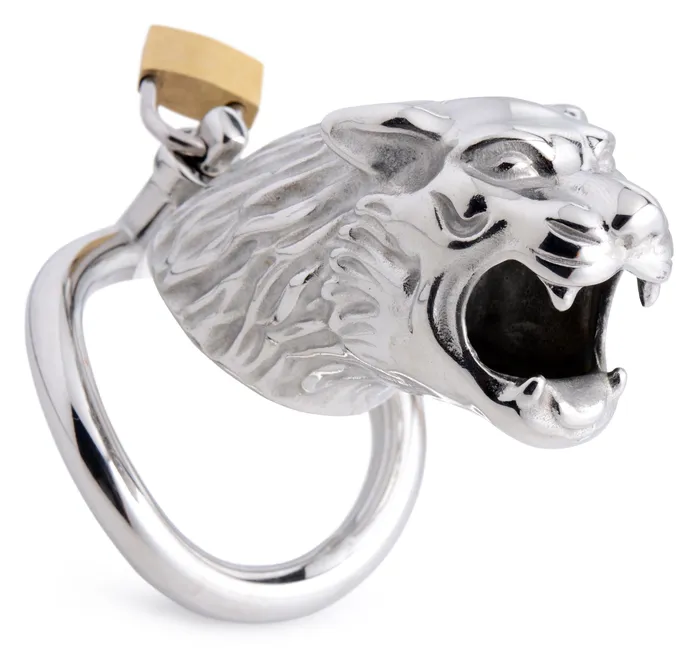 Tiger King Locking Chastity Cage | Master Series Male Sex Toys