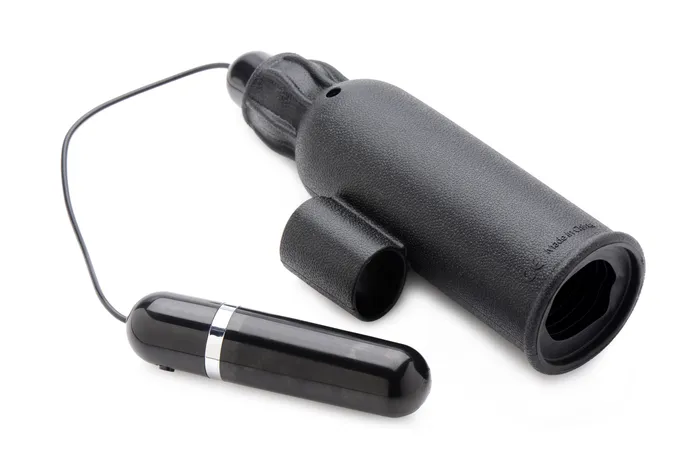 Trinity Men Male Sex Toys | Lightning Stroke Silicone Stroker With Vibrating Bullet Trinity Men Male Sex Toys | Lightning Stroke Silicone Stroker With Vibrating Bullet