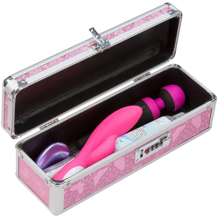 Vibrators | BMS Lockable KEYLESS Vibrator Case Sex Toy Storage Trunk Chest Pink - BMS Enterprises