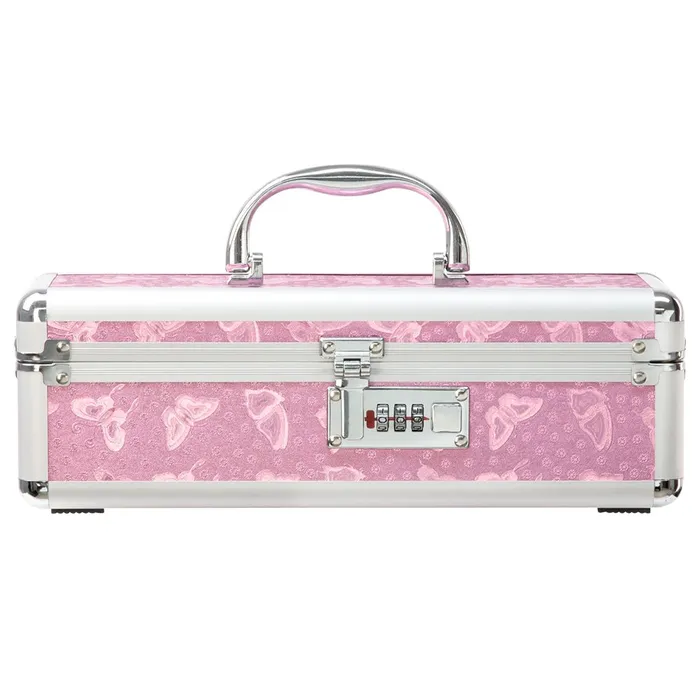 Vibrators | BMS Lockable KEYLESS Vibrator Case Sex Toy Storage Trunk Chest Pink - BMS Enterprises