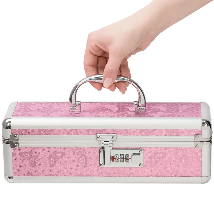 Vibrators | BMS Lockable KEYLESS Vibrator Case Sex Toy Storage Trunk Chest Pink - BMS Enterprises