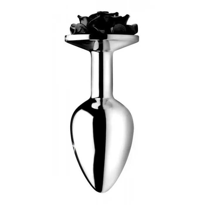 XR Brands Anal | Booty Sparks Black Rose Anal Plug Large XR Brands Anal | Booty Sparks Black Rose Anal Plug Large