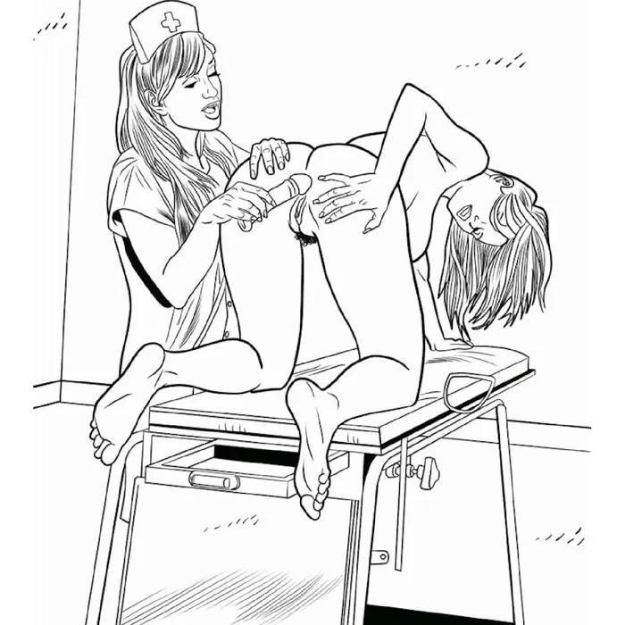 XXX Nurses Colouring Book | Wood Rocket Vibrators