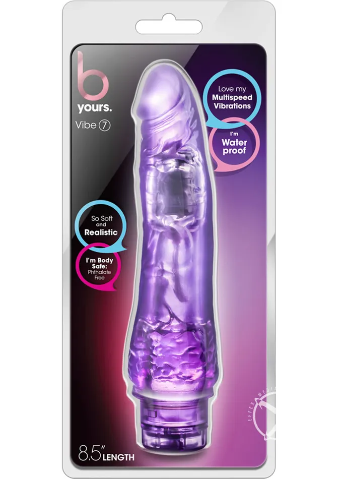 B Yours Vibe 7 Purple Blush Novelties Vibrators