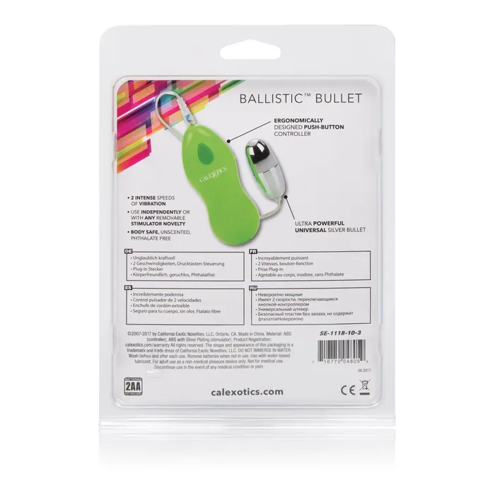 Ballistic Bullet | CalExotics Female Sex Toys Ballistic Bullet | CalExotics Female Sex Toys
