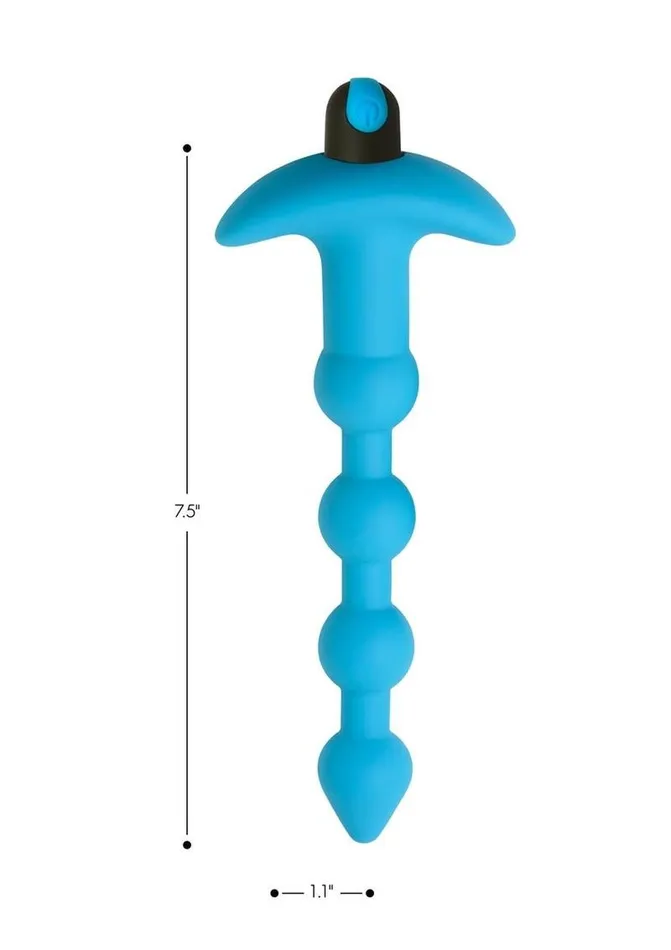 BANG! Male Sex Toys | Bang! Vibrating Silicone Rechargeable Anal Beads with Remote Control