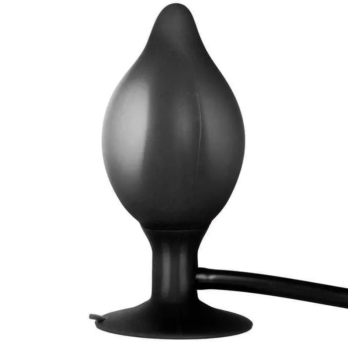 Black Silicone Inflatable Anal Plug | California Exotic Anal