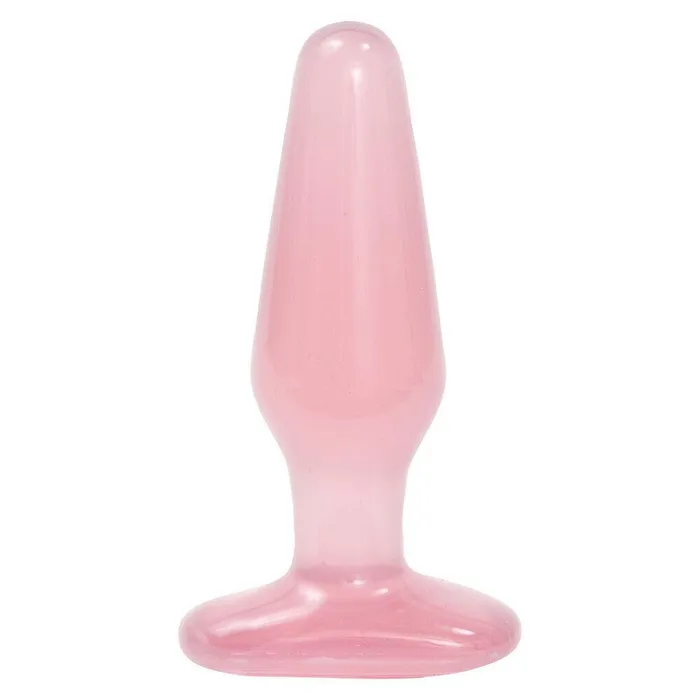 Crystal Jellies Medium Butt Plug Pink Doc Johnson Anal