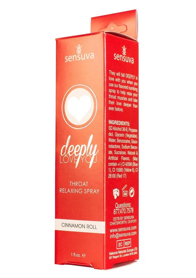 Deeply Love You Deeply Love You Throat Relaxing Spray Cinnamon Roll 1oz Spray | Vibrators