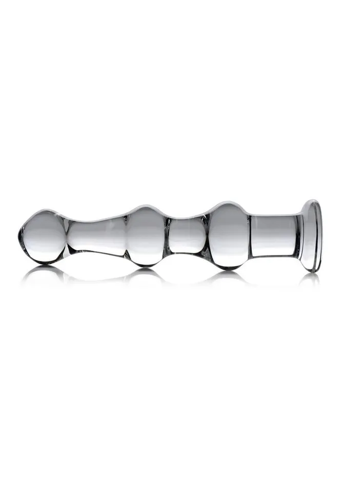 Dildos | Master Series Mammoth 3 Bumps Glass 10.25in Dildo - Master Series