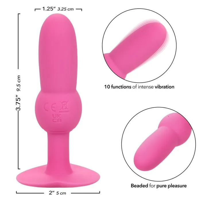 First Time Vibraing Beaded Probe | California Exotic Female Sex Toys
