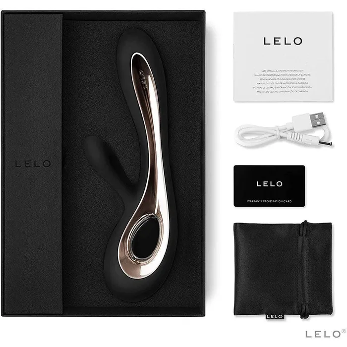 Lelo Lelo Soraya 2 Dual Rabbit Vibrator Black | Vibrators
