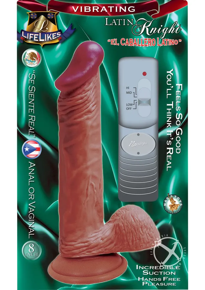 Lifelikes Vibrating Latin Knight Dildo | Lifelikes Female Sex Toys