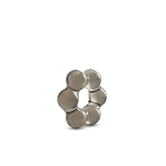 Male Sex Toys | Blush Novelties Stay Hard - Thick Bead Cock Ring - Black