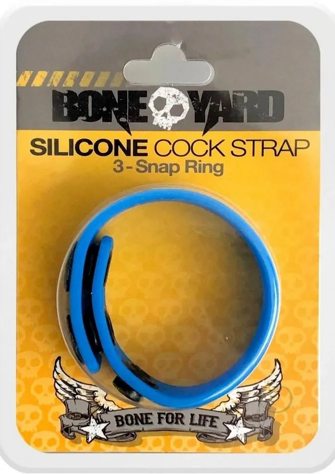 Male Sex Toys | Boneyard Boneyard Silicone Cock Strap 3-Snap Ring Male Sex Toys | Boneyard Boneyard Silicone Cock Strap 3-Snap Ring